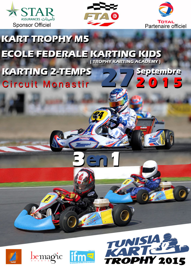 affiche karting 2015